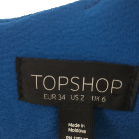 BLUE TOPSHOP DRESS - Picture 5 of 6